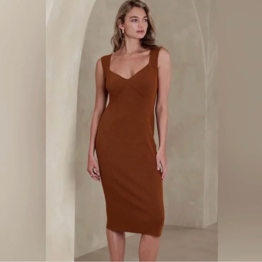 Banana Republic Midi Sweetheart Dress